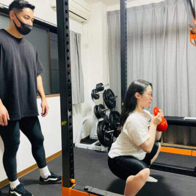 ケトルベルを使用したスクワットトレーニング